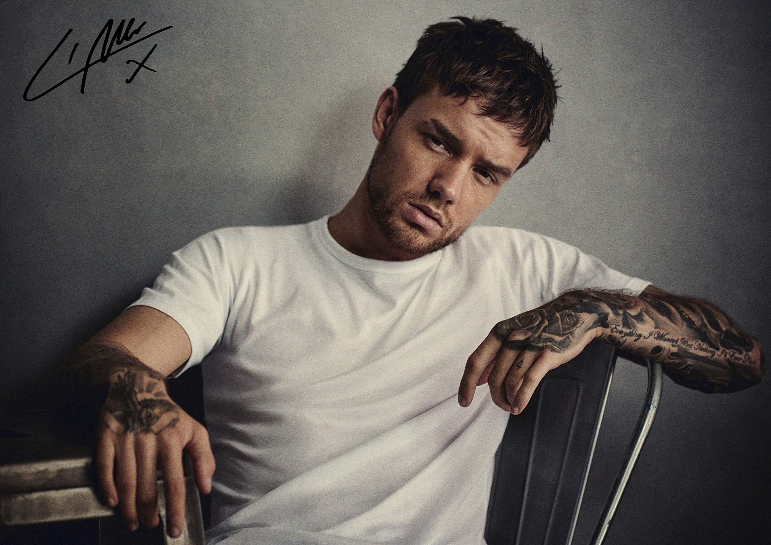 Guoml Liam Payne Signed Poster A4