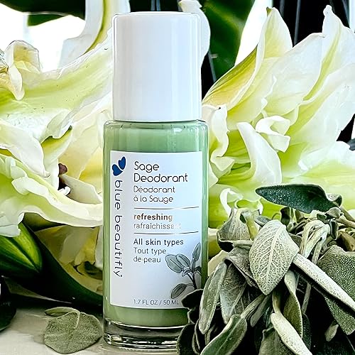 Miniatura 6 de Blue Beautifly Sage - Desodorante natural para mujeres y hombres, combate los olores desagradables botánicamente, sin aluminio, talco, ftalatos,