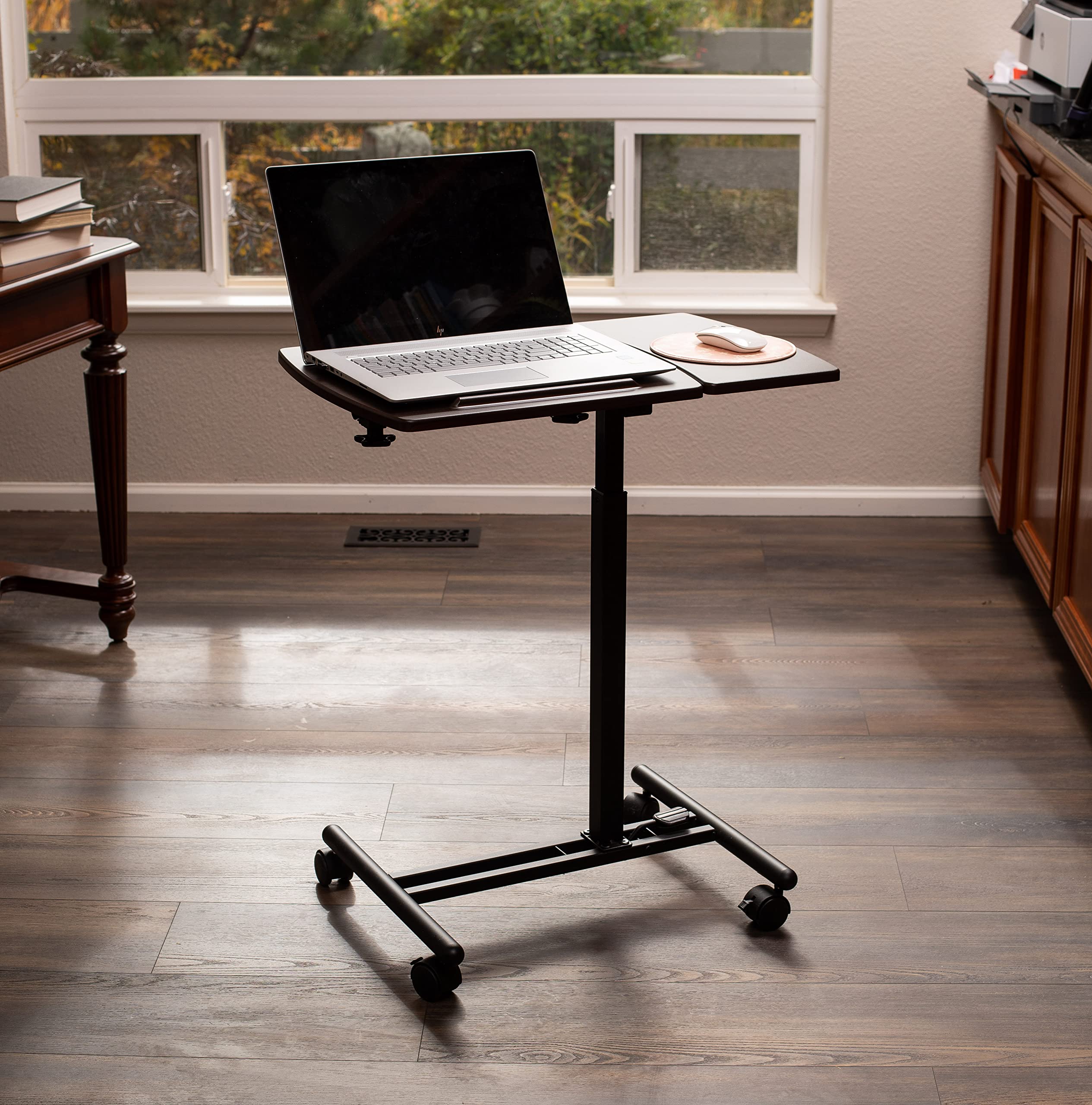 Buy BIRDROCK HOME Adjustable Mobile Laptop Stand Portable Rolling