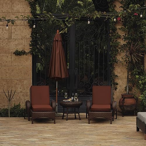 Miniatura 2 de Classic Accessories Montlake - Funda de cojín y diván para patio, Heather Henna