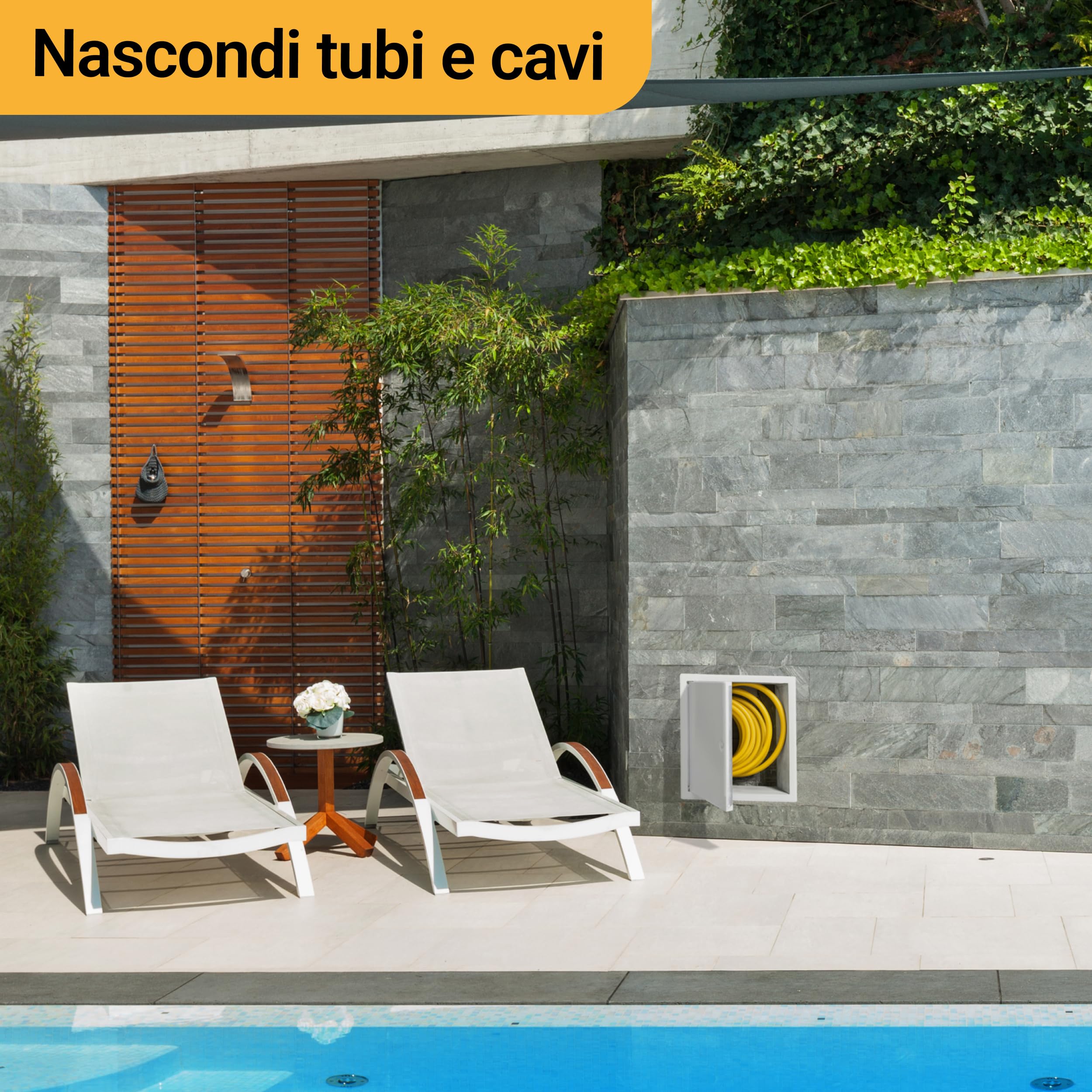 Proxinova Sportello Ispezione 400x400 mm, Sportello con Apertura a Pressione per Muro Outdoor Resistente, Sportello Ispezione in Metallo per Manutenzione Contatore Acqua, Gas, Contatore Elettrico