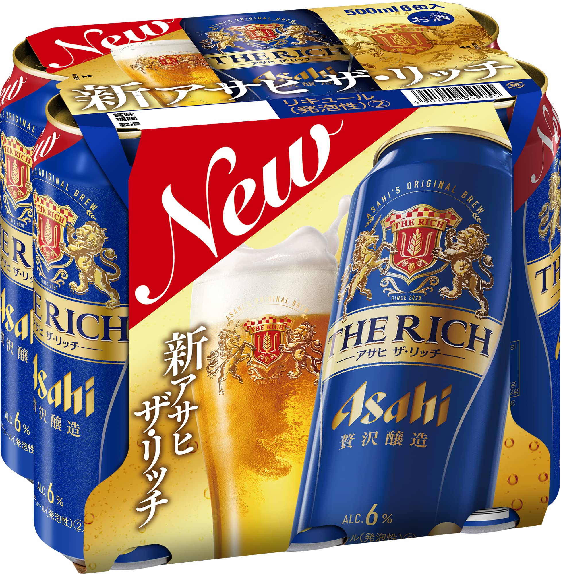 Amazon.co.jp: アサヒ ザ・リッチ 500ml×6缶 : 食品・飲料・お酒