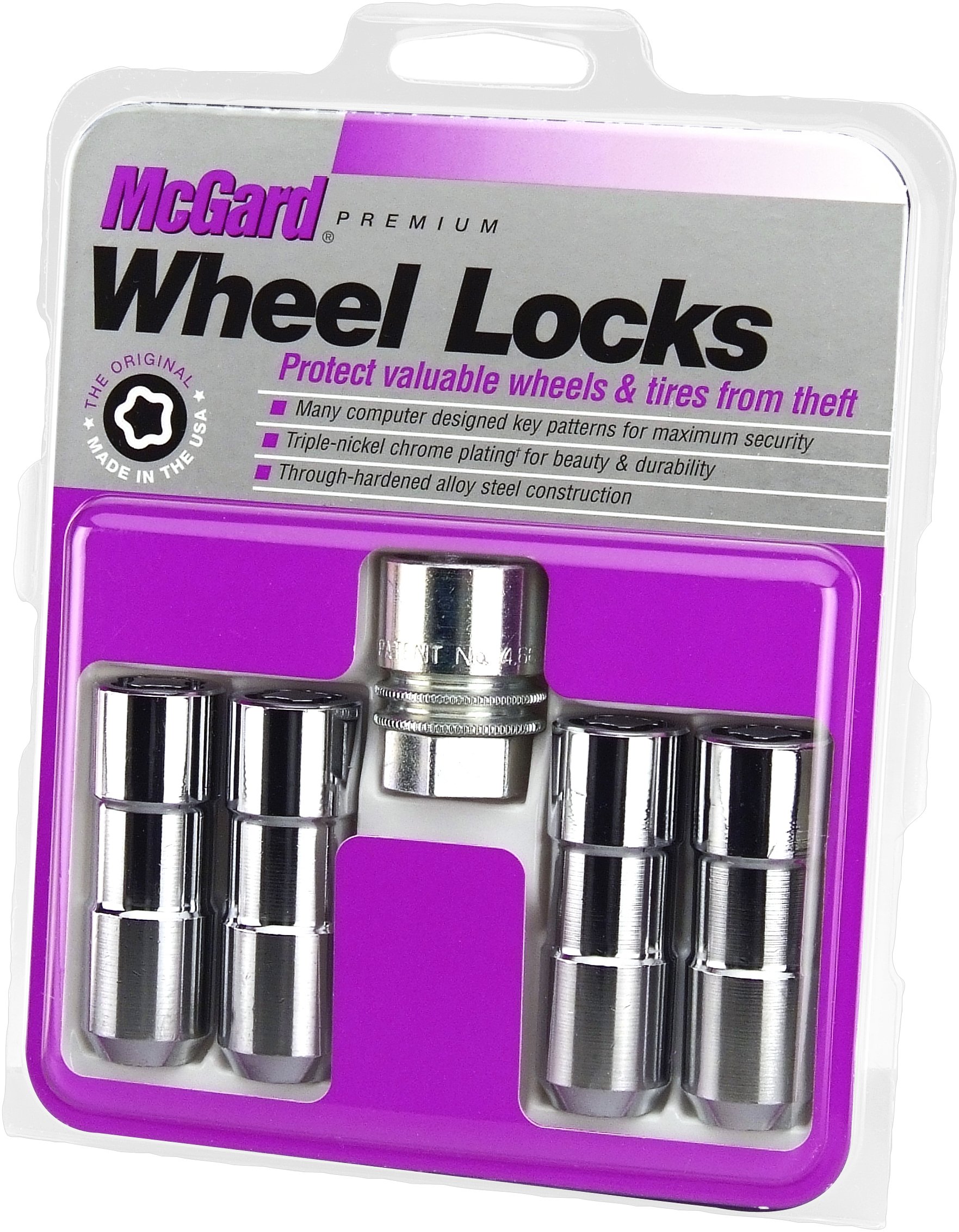 Amazon.com: McGard 24109 Chrome Cone Seat Wheel Locks (1/2