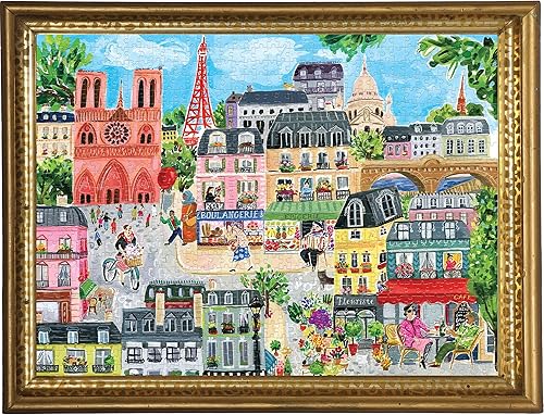 Miniatura 6 de eeBoo Rompecabezas rectangular para adultos de Piece and Love Paris in a Day de 1000 piezas