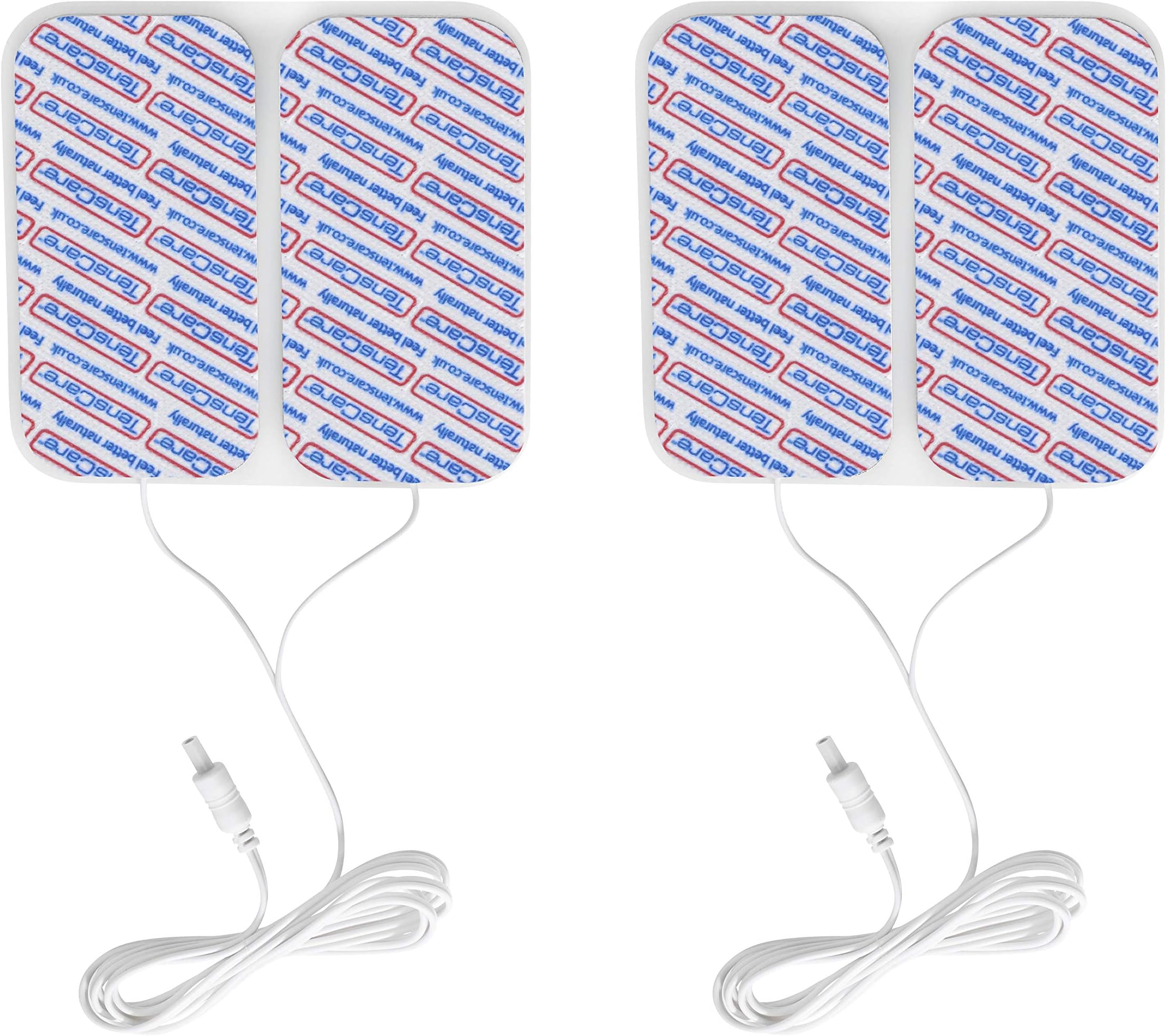 MamaTENS Replacement Electrodes with circular lead connection for the New Mama TENS model, Pack of 4