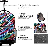 Vista 5 de J World New York Sunrise - Mochila con ruedas, Quantum), RBS-18 QUANTUM