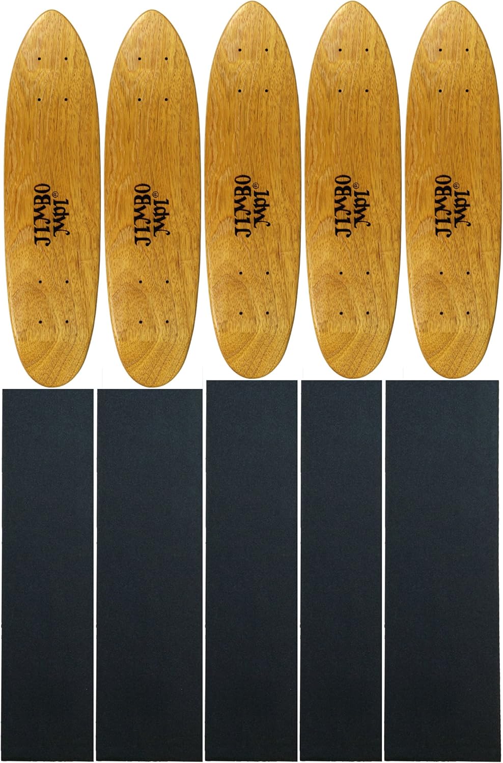 MPI Vintage NOS 5-Pack Old School Skateboard Deck Jimbo Phillips Light Mahogany