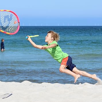Speedminton® S700 Set Original Speed Badminton / Crossminton Allround Set Includes 5 Speeder® Playing Area Case