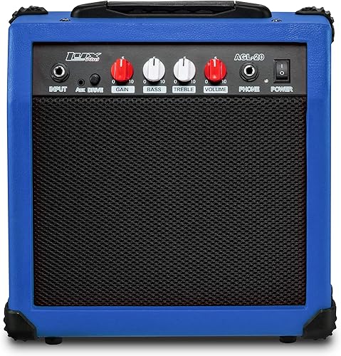 Miniatura 29 de LyxPro Amplificador de guitarra eléctrica de 60 vatios Combo de estudio de estado sólido y amplificador de escenario con altavoz de 10 pulgadas