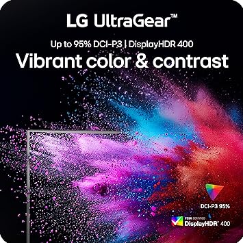 LG 27G810A-B 27 inç Ultragear 4K UHD (3840 x 2160) IPS Oyun Monitörü, Çift Modlu UHD 180Hz veya FHD 360Hz, 1ms, NVIDIA G-Sync, AMD FreeSync Premium, VESA DisplayHDR 400, HDMI 2.1, Siyah
