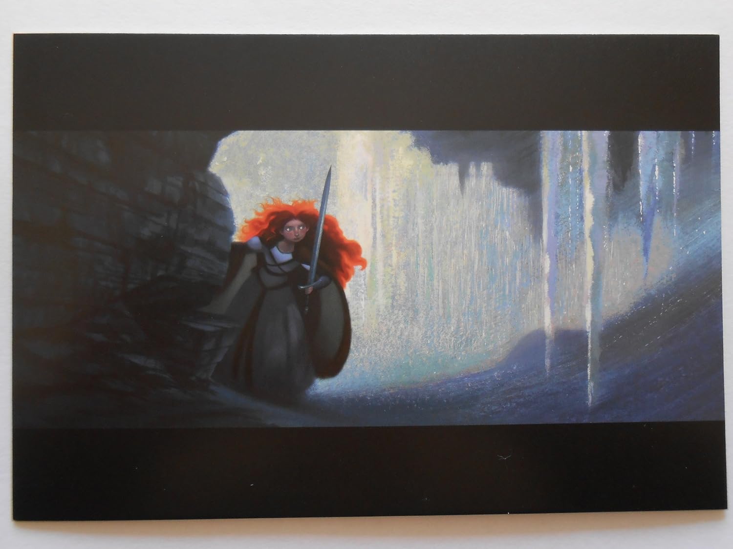 Amazon.com : Brave - Merida sword in hand and ice cycles - Concept Art ...