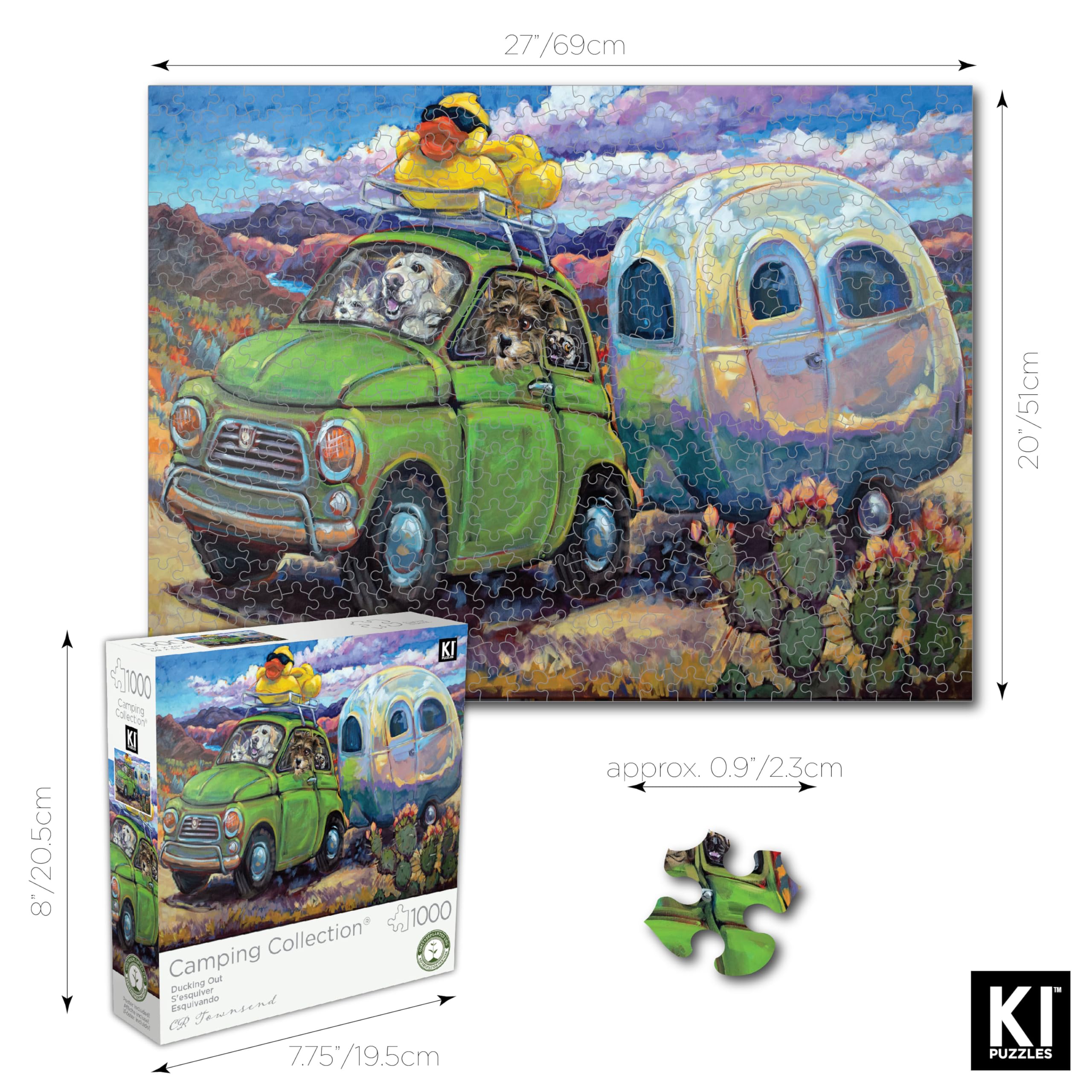 Amazon.co.jp: CR Townsend Playview Brands KIパズル 1000ピース 大人