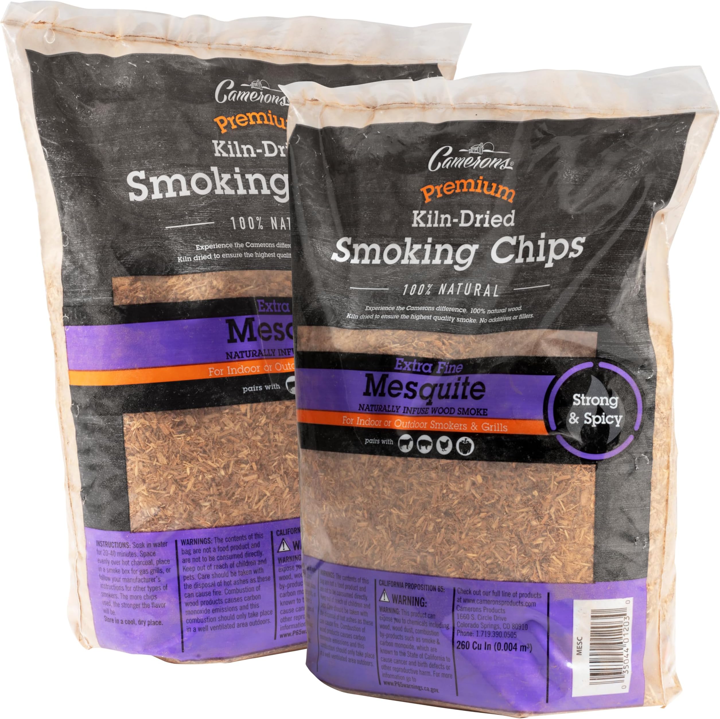 Camerons Products Smoking Chips (Mesquite) Kiln Dried