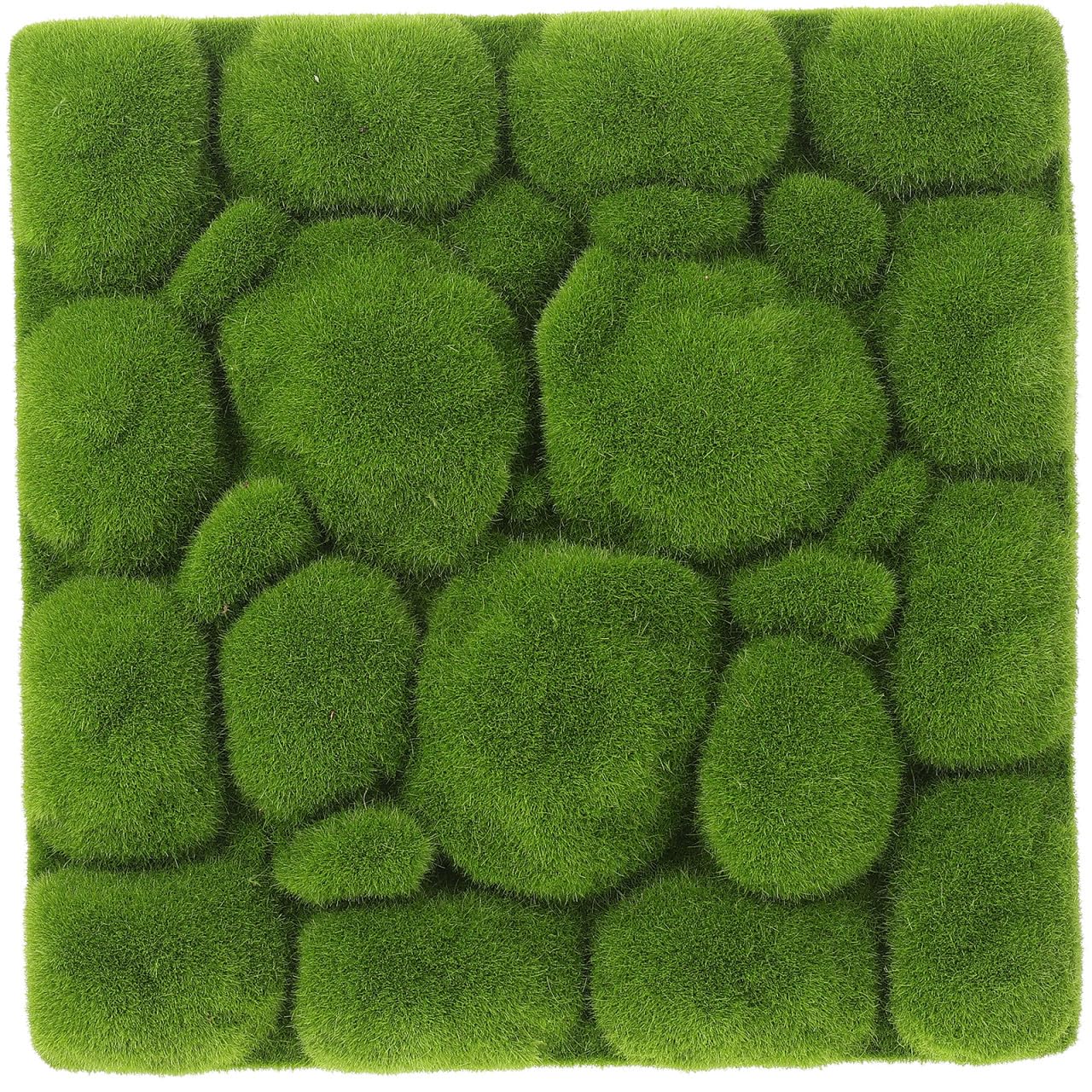 Angoily 3pezzi Decorazione Da Parete Di Muschio Artificiale Pannello Simulato Per Decorazioni Domestiche e Eventi Facile Da Installare e Manutenere