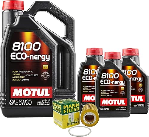 8L 8100 ECO-NERGY 5W30 Kit de cambio de aceite de motor de filtro S80 3.2 naturalmente para Volvo S80 3.2L L6 DOHC aspirado naturalmente FI