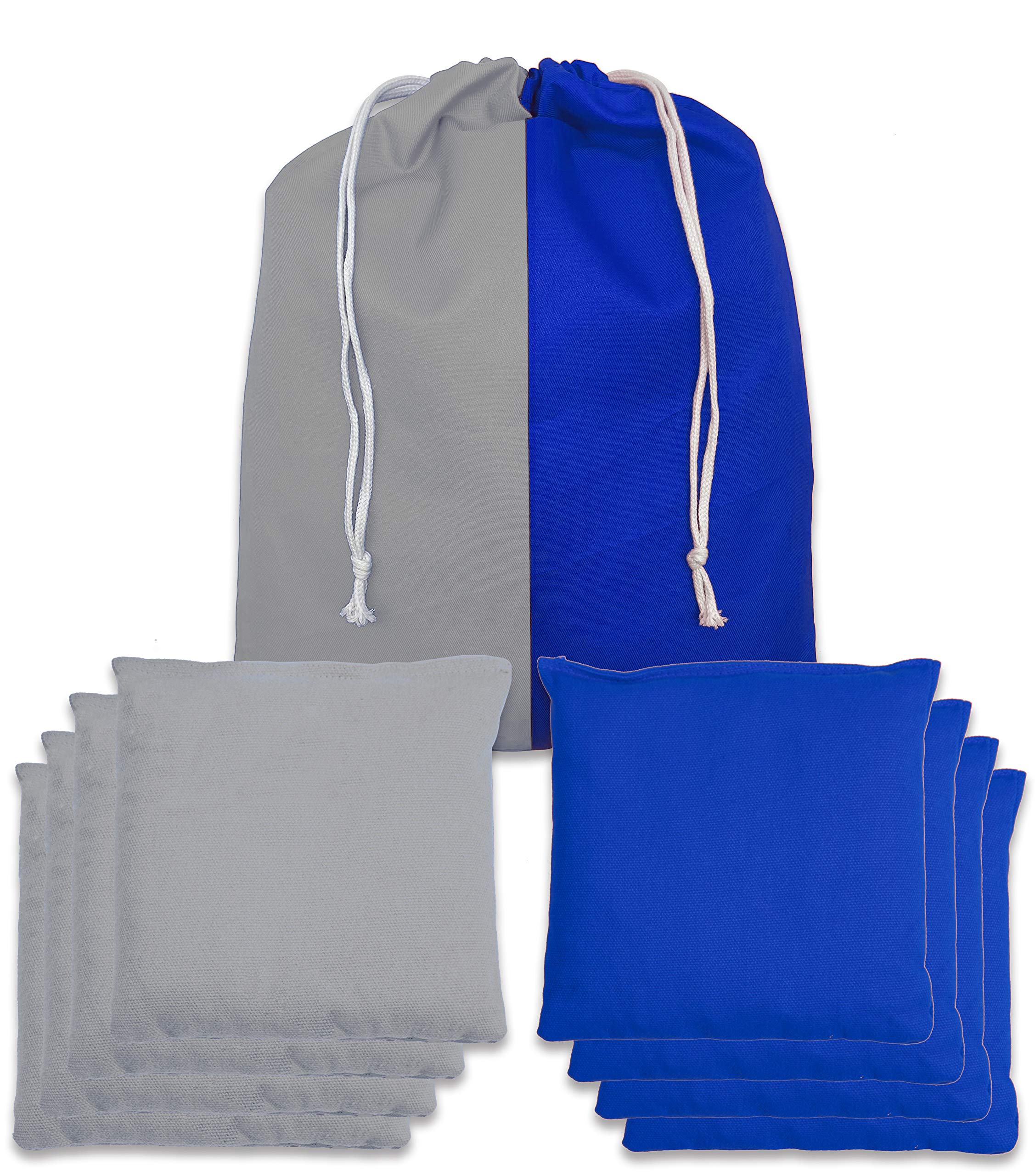 SPORT BEATS Cornhole Bags All Weather Set of 8 for Cornhole Toss Games-Regulation Weight & Size-Includes Tote Bags