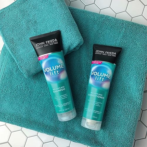 Miniatura 9 de John Frieda Champú ligero Volume Lift para la plenitud natural 845 onzas seguro para cabello tratado con color champú voluminizador para cabello