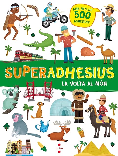 Portada de Superadhesius. La volta al món