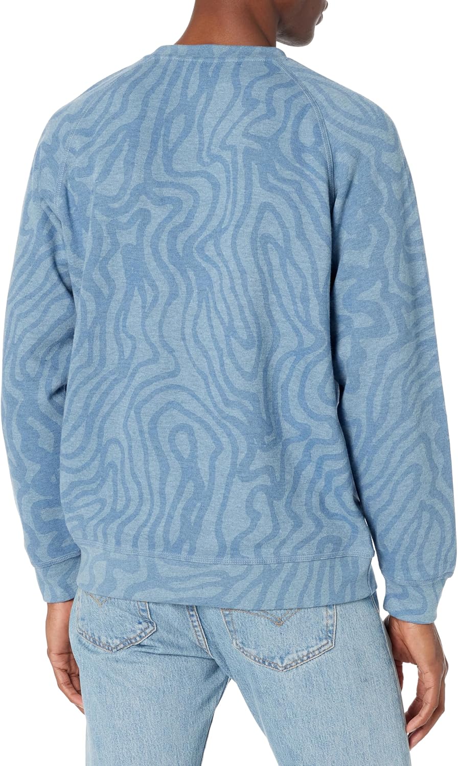 Quiksilver Men's Raglan Crew Pullover Sweatshirt