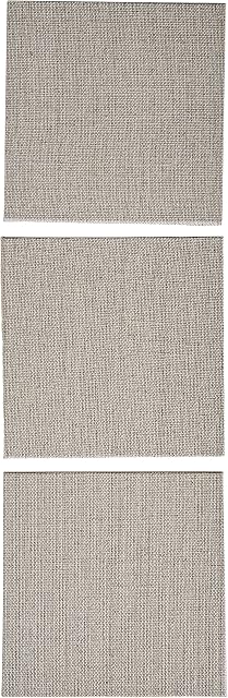 Pebeo 10 x 10 cm Natural Linen Canvas Boards, Pack of 3