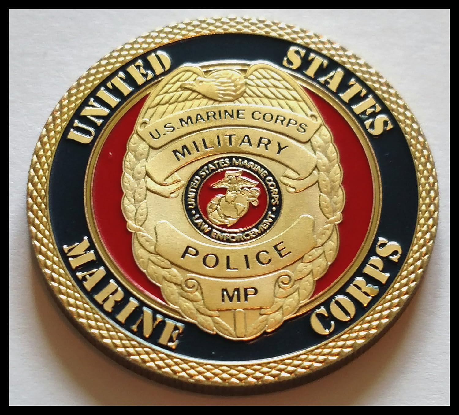Marine Corps Police Military Challenge Honor Coin