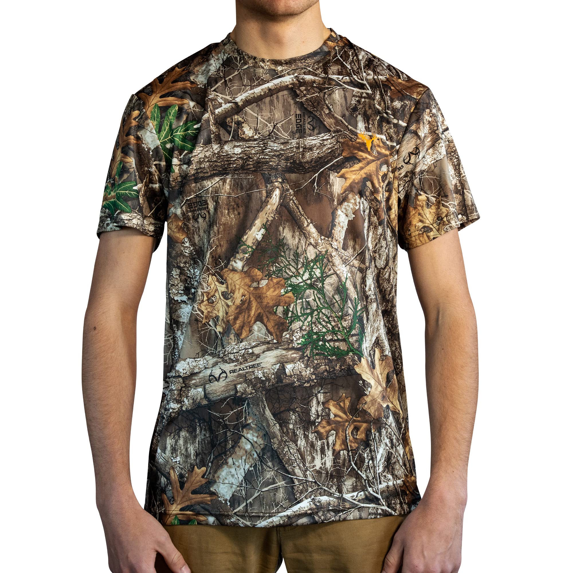 Men’s Camo Hunting Short Sleeve Shirt – Quick Dry Performance Shirt