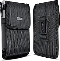 Vista 1 de Funda para teléfono celular para Samsung Galaxy Ultra S25/S24/S23/S22/S21 y Note 20, funda con clip para cinturón para hombre, bolsa vertical