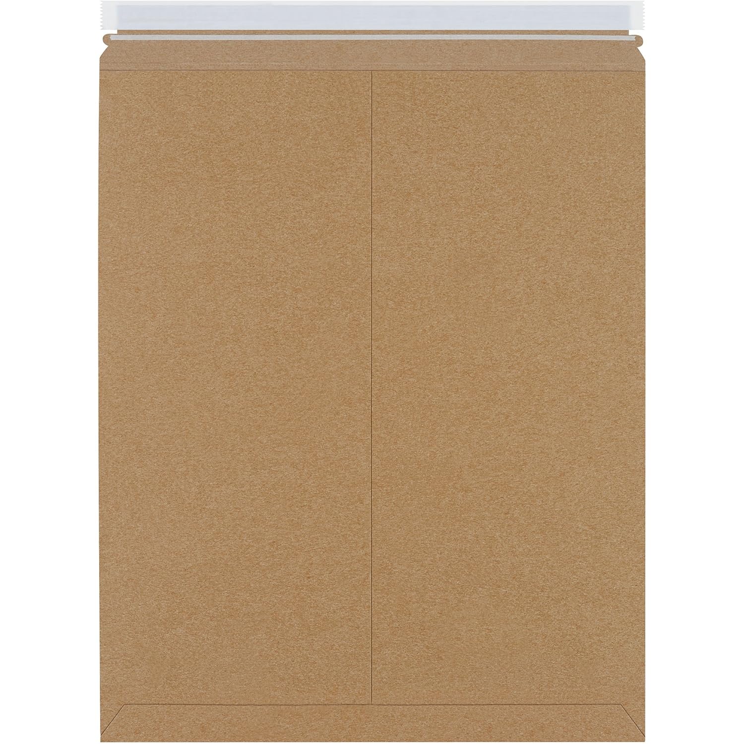 aviditi 17 x 21\" stayflats brand rigid flat mailers, kraft (pack of 5) photo document mailers, peel & seal closure, tear strip easy opening.