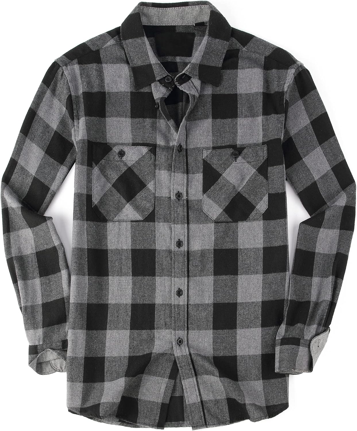 Esabel.C Mens Flannel Shirt Regular Fit Long Sleeve,Casual Button Down Plaid Flannel Shirt for Men Esabel.C Mens Flannel Shirt Regular Fit Long Sleeve,Casual Button Down Plaid Flannel Shirt for Men