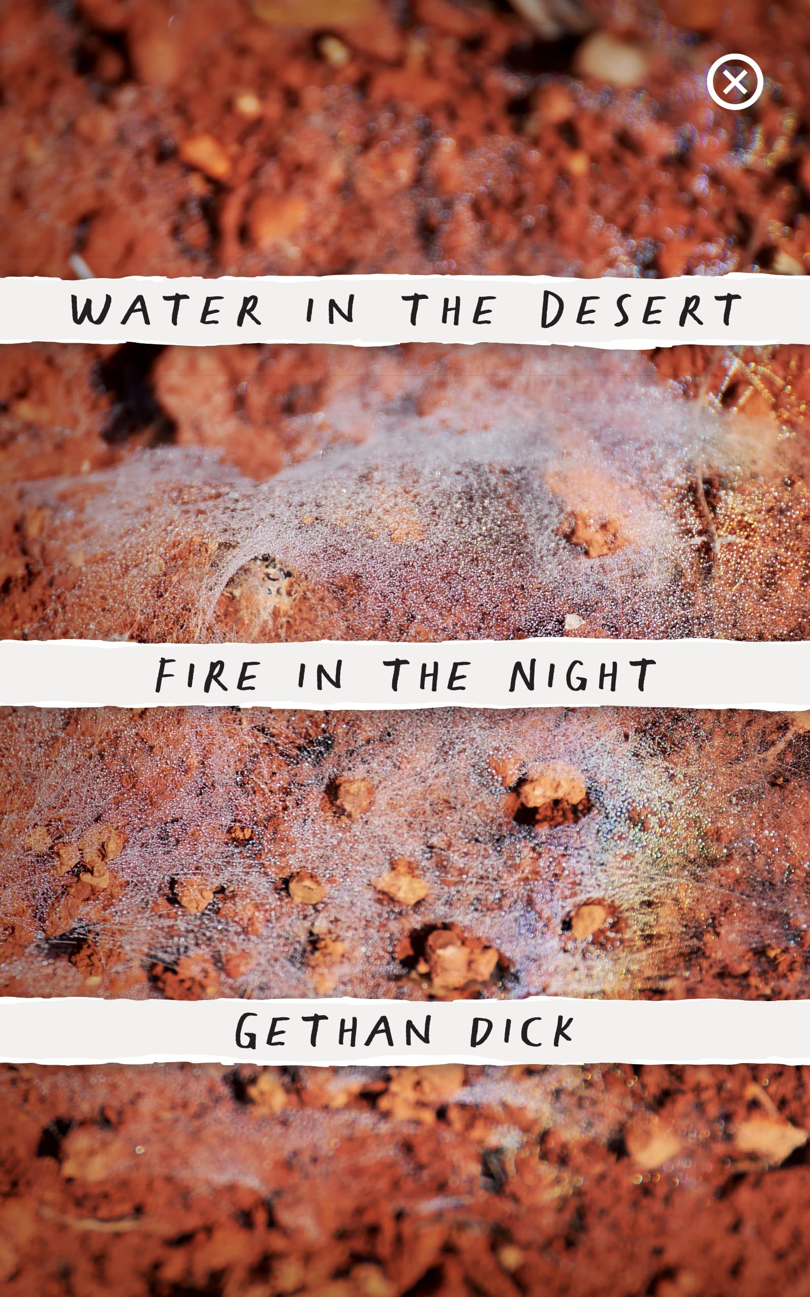 Water in the Desert Fire in the Night by Gethan Dick (Paperback Book)