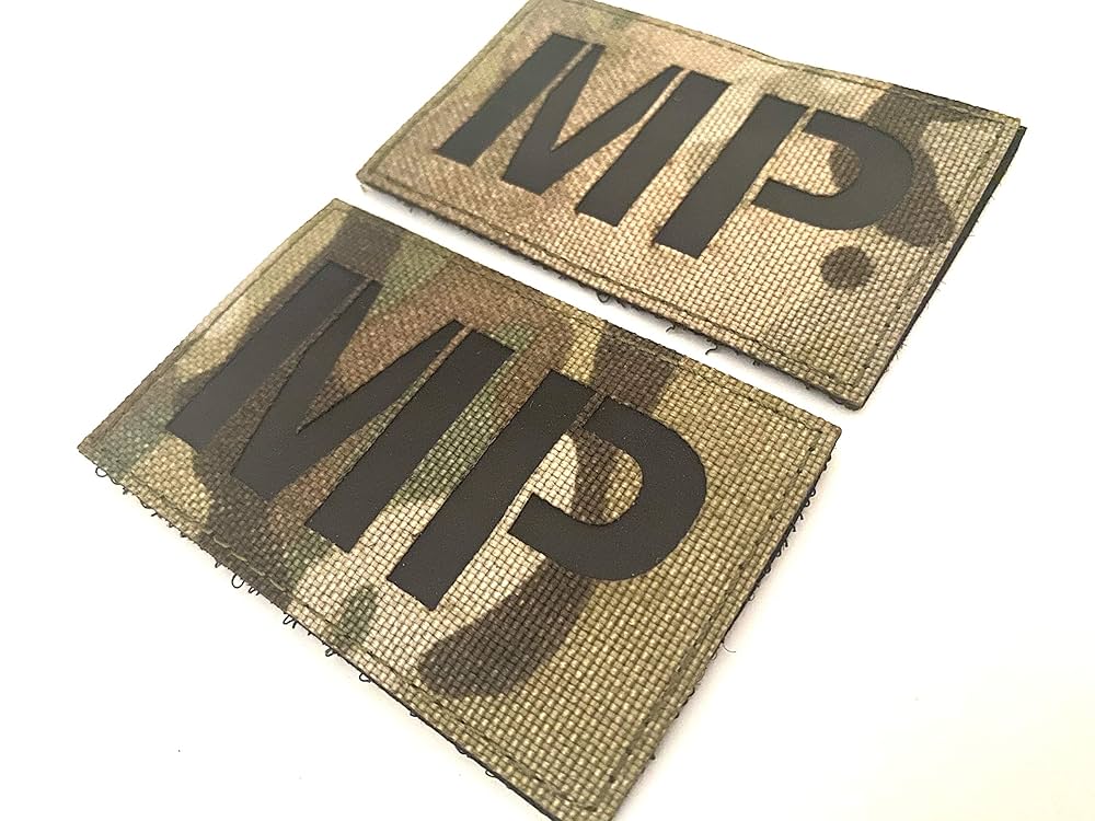 Amazon | ミリタリー パッチ ワッペン ベルクロ MP PJ