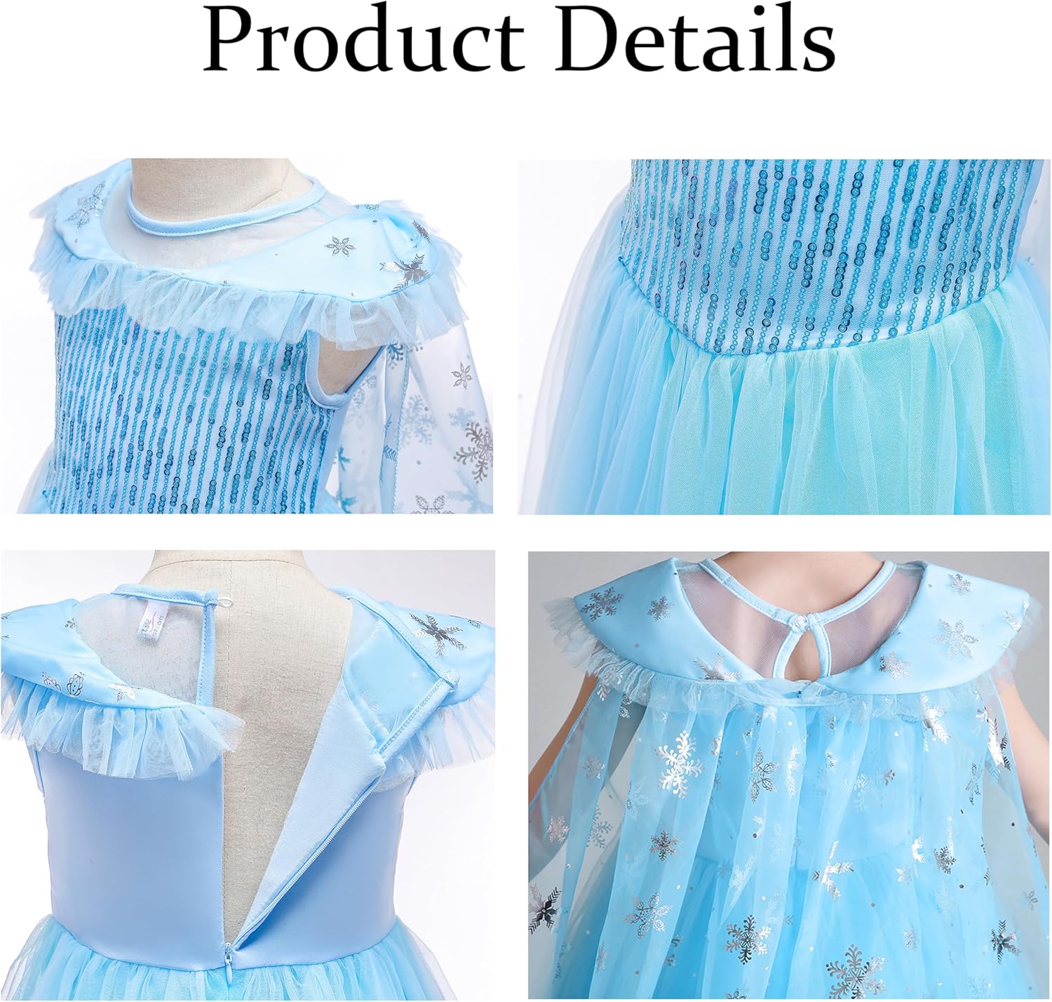 GZ-LAOPAITOU プリンセスドレス ガールズ プリンセスコスチューム ハロウィン コスプレ 誕生日パーティー ドレスアップ