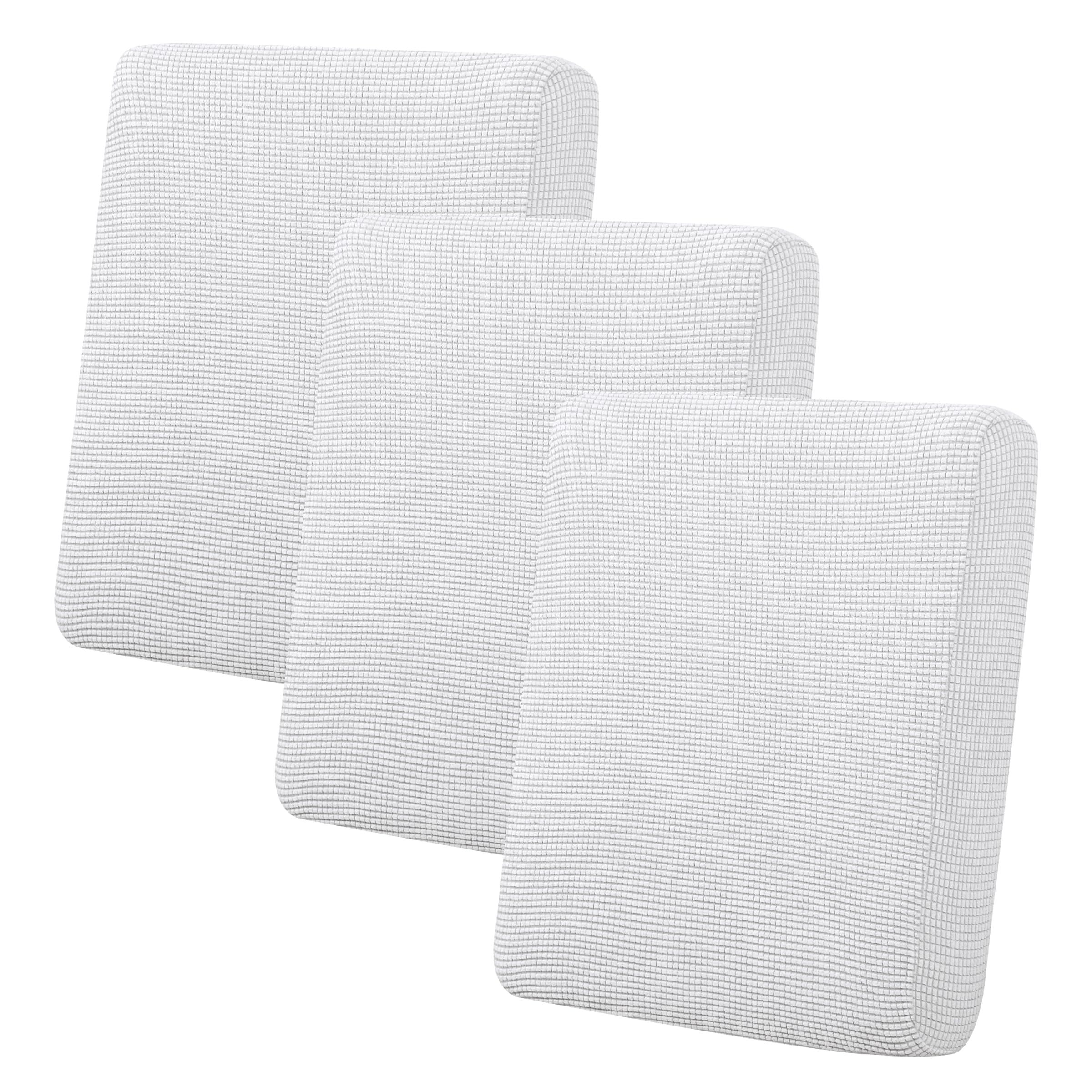 Easy-Going Stretch 3 Pieces Couch Cushion Cover for Sofa Seat