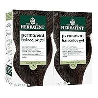 Vista 43 de Herbatint - Tinte permanente para el cabello - 4N castaño - Para hasta 100% de cobertura de canas resistentes - Sin amoníaco, sin alcohol y vegano