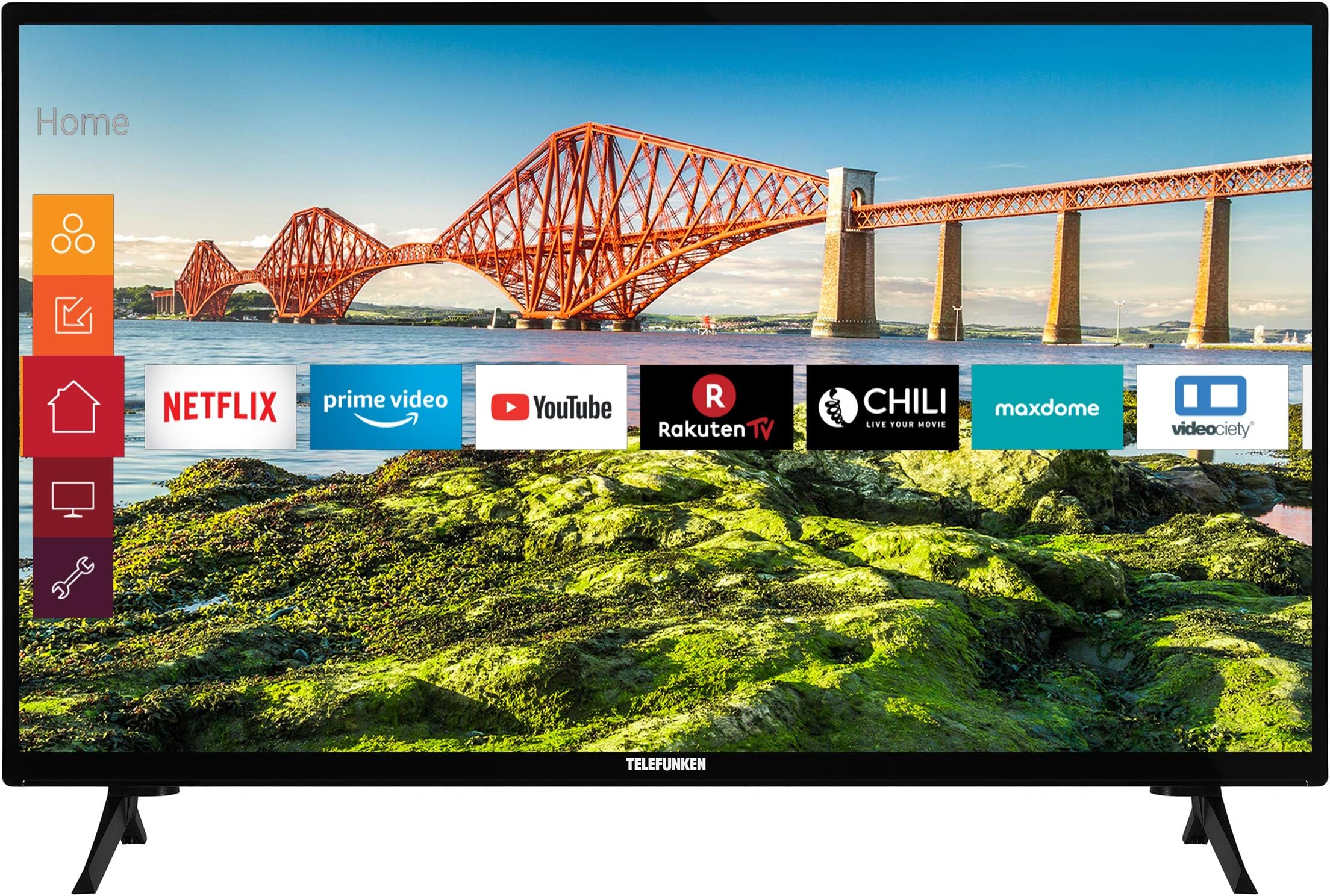 Smart Tv 24 Zoll Wlan Media Markt Telefunken XH24J501V 24 Zoll Fernseher (Smart TV inkl. Prime Video