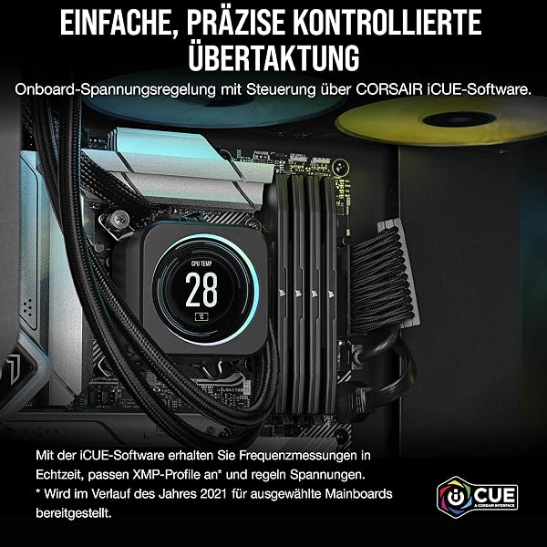 CORSAIR Vengeance DDR5 RAM 8GB (1x8GB) 5200MHz CL40-40-40-77 1.25V Intel XMP 3.0 Desktop-Arbeitsspeicher – Schwarz (CMK8GX5M1B5200C40) - 4
