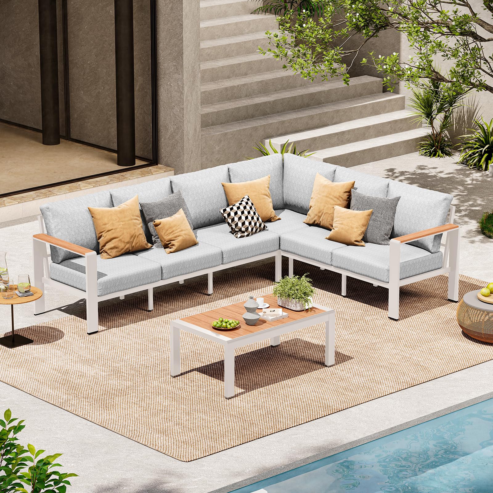 ComfCove Aluminum Patio Set