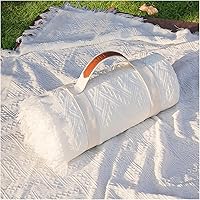 RYCHIC 2-in-1 Extra Large Lightweight Camping Blanket Picnic Yoga Mat for Hiking Beach Glamping Road Trips