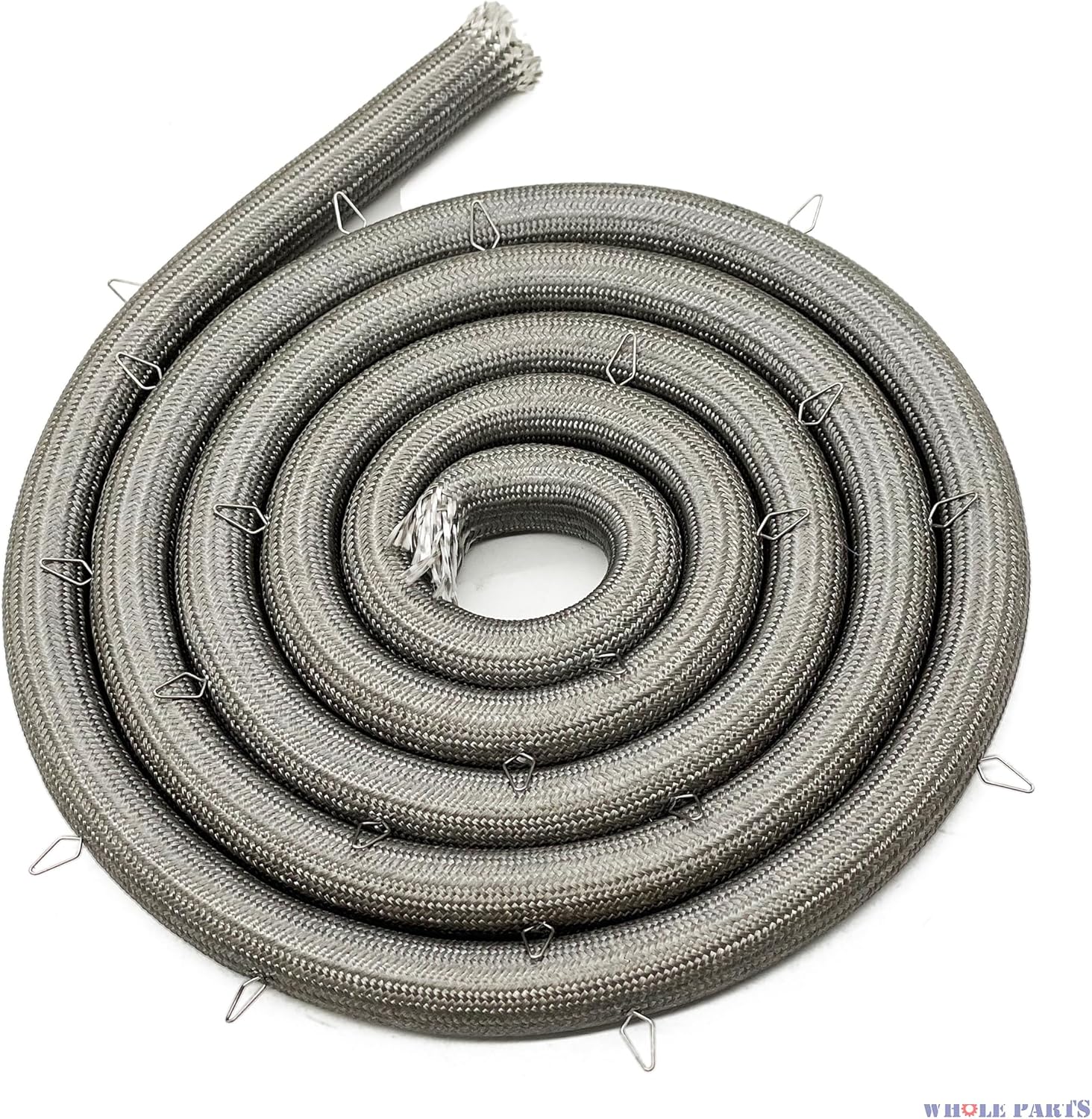 Upgraded Whole Parts Range Oven Door Seal Gasekt (Including 21 Mounting Clips) Part# WP4455381 - Replacement and Compatible with Some Kitchen Aid and Whirlpool Ranges or Ovens