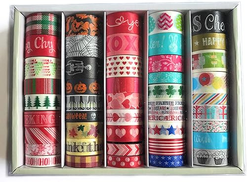 Recollections, caja de cintas Washi para todo el año.