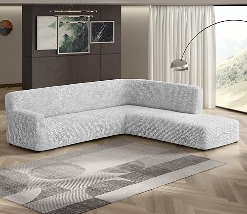 Miniatura 2 de PAULATO BY GA.I.CO. - Funda para sofá PAULATO BY GA.I.CO. - Funda de sofá modular con otomana, funda elástica para sofá esquinero, funda de sofá,