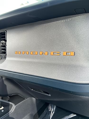 Miniatura 10 de Insertos de letras para guantera, compatibles con Bronco 2021-2024