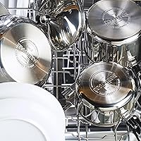 Vista 52 de Farberware Classic Series - Cazo de acero inoxidable, 1 litro, Tapa coladora