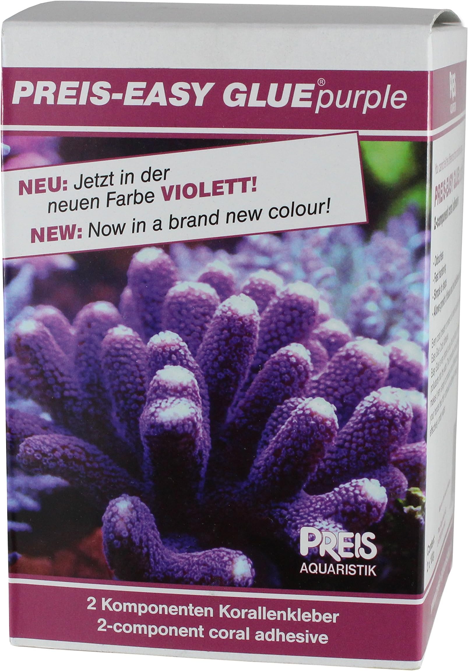 Preis 293 Easy Glue Component Coral Adhesive, 2 x 100 g, Purple