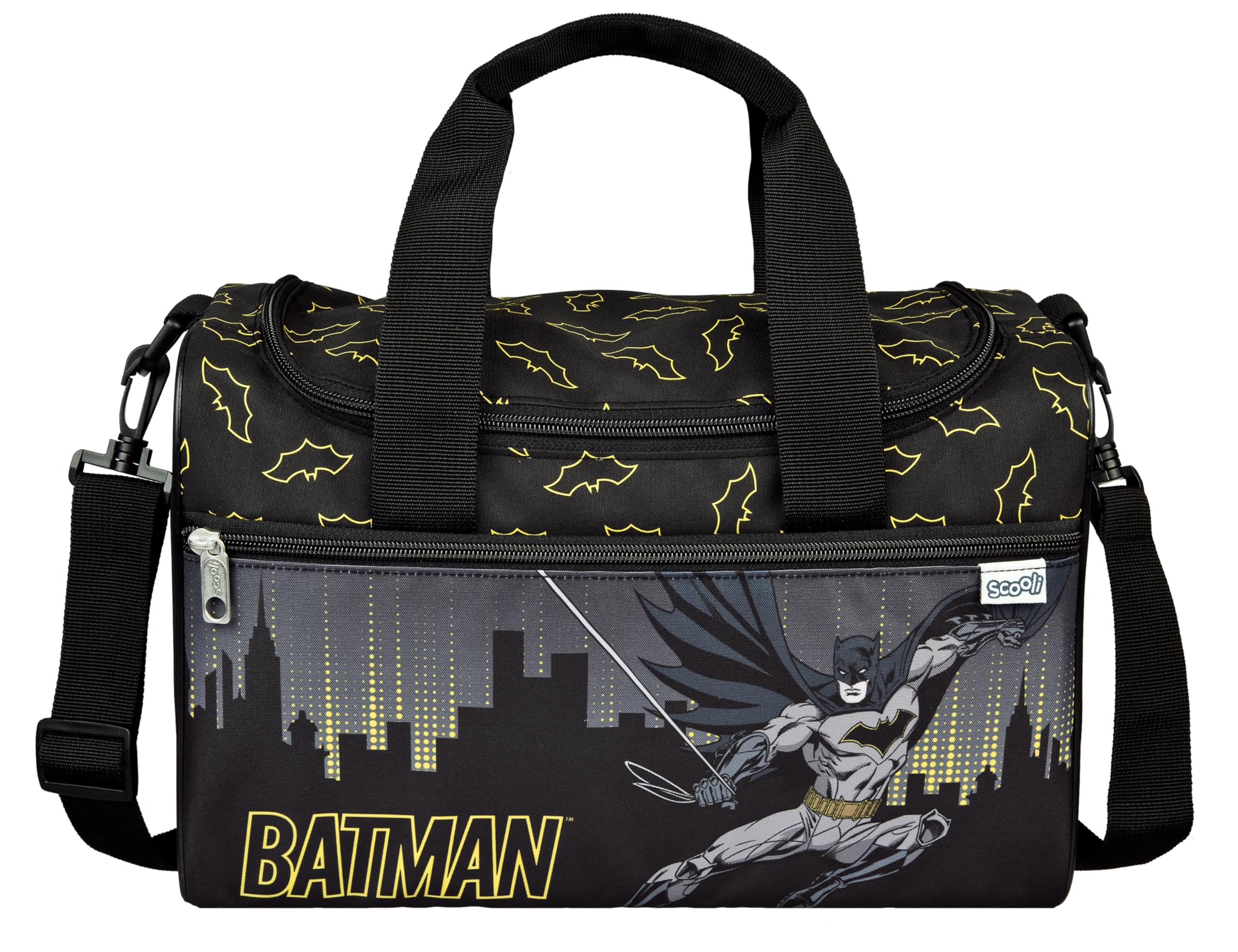 Scooli - Borsa sportiva per bambini - 23 x 35 x 16 cm - ampio scomparto principale - tracolla regolabile - accessori per la scuola - borsa a tracolla
