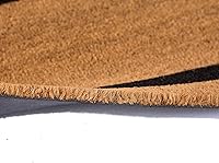 Vista 19 de BIRDROCK HOME estera de fibra de coco con respaldo de vinilo (VBC) con decoloración natural (0.59”/15 mm)