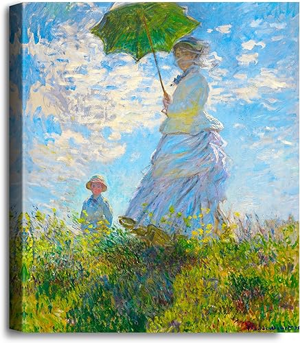 Miniatura 200 de A&T ARTWORK Antibes Seen from The Salis Gardens de Claude Monet Las Obras de Arte Clásico Mundial Reproducciones, Impresiones de Arte en Lienzo