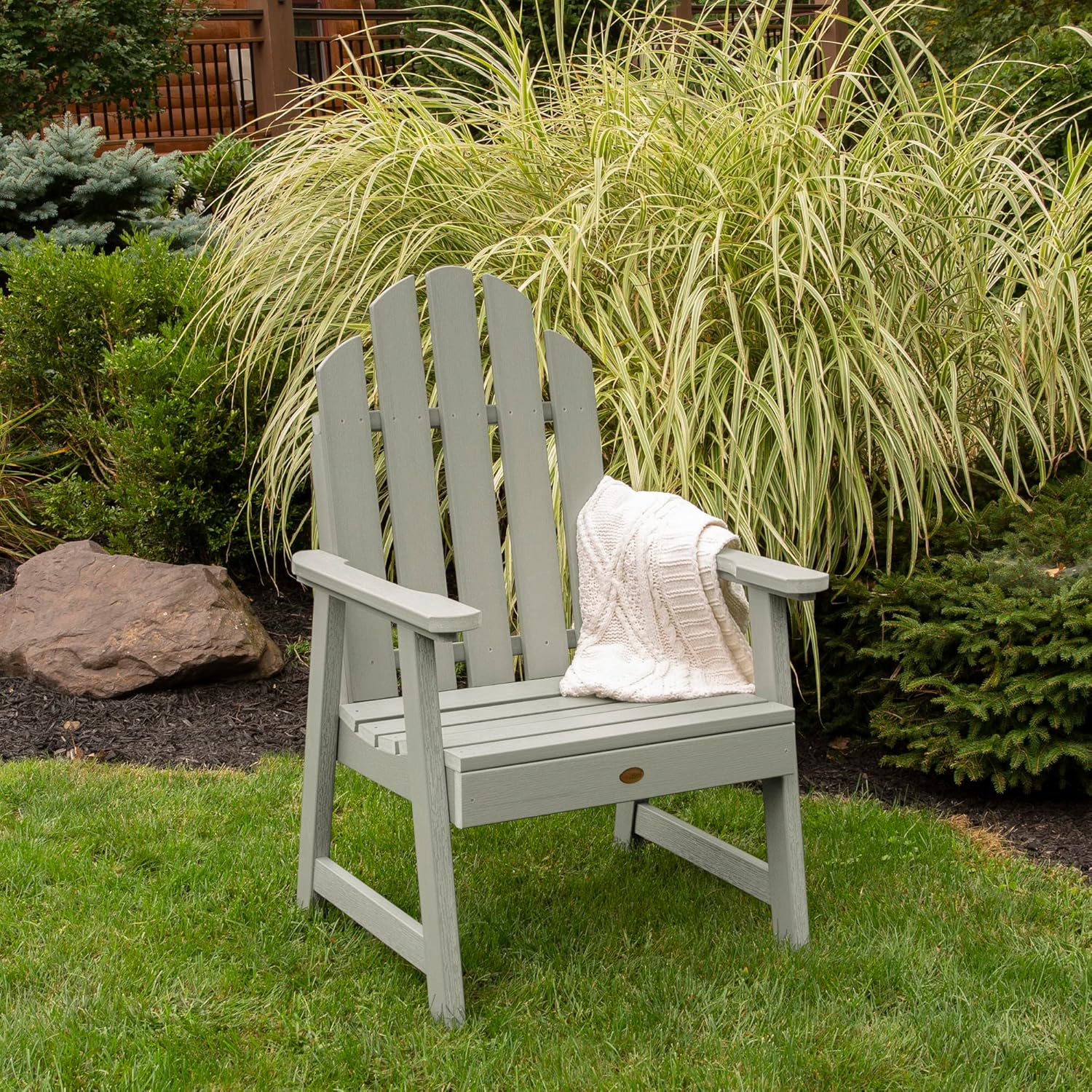highwood Classic Westport Patio and Garden Chair, Armchair, Harbor Gray