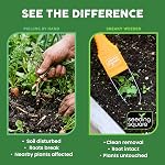 Sneaky Weeder by Seeding Square - Handheld Gardening Tool for Precise Weeding | Ergonomic, Lightweight, and Durable Manual Weeder for Vegetable Gardens and Flower Beds