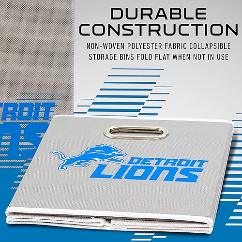 Miniatura 86 de Cubo de almacenamiento Franklin Sports, de tela, del equipo de la NFL, apto para adaptarse a contenedores de almacenamiento (11 x 10.5 x 10.5), San